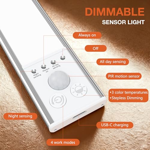 Under Cabinet Kitchen Lighting, LED Motion Sensor Lights, 20CM - Image 2
