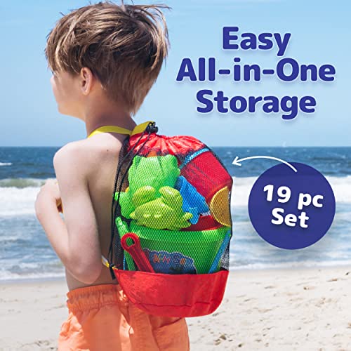 PREXTEX 19Piece Kids Beach Toys Age 310, Toddler, Baby, Older Kids
