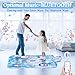 Dance Mat Toys Girl Gift: 8-Button Frozen Dance Pad Wireless Bluetooth Electronic Dance Game for Kids with 4 Game Modes LED Light Built-in Music Birthday Gifts for 3 4 5 6 7 8 9 10+ Years Old Girls