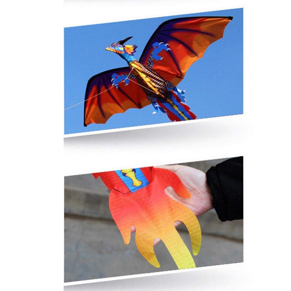 Amazon.co.jp: 凧 立体ドラゴン 3D 立体凧 回転テール スカイカイト