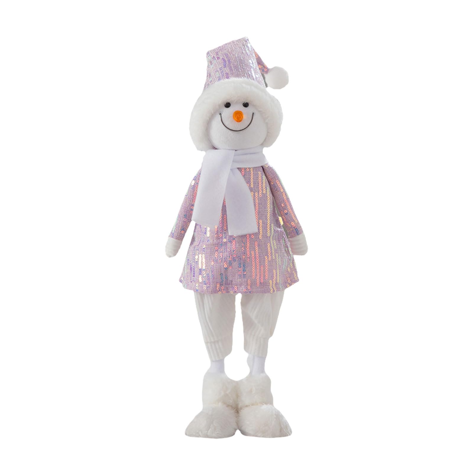Tsophreniq Santa/Snowman/Deer Ornament for Festival Home Decoration Standing Dolls Window Accessories Party Supplies Christmas Figurine