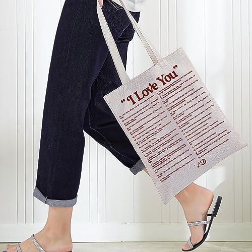 BWWKTOP Kosmetiktasche Mit Songtext-Druck – Perfektes Geschenk Für Fans Mit Reißverschluss & Wasserdichtem Design