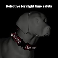 Vista 5 de Personalized Tactical Dog Collar with Name and Phone Number, Heavy Duty Nylon Military Dog Collar with Handle and Strong Metal Buckle for Medium and