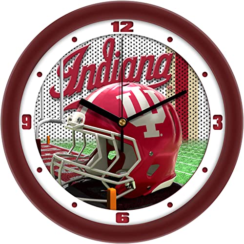 SunTime Indiana Hoosiers - Football Helmet Wall Clock