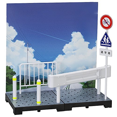 Kit de modèle figmaPLUS 通学路 maquette en plastique de rue scolaire japonaise