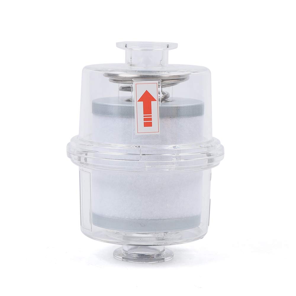 RABEEXP Oil Mist Filter Vacuum Pump Fume Separator Exhaust Transparent KF25 Interface 10.5x10.5x14.2 cm/4.1x4.1x5.6 inch
