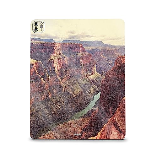 Image of MightySkins Carbon Fiber Skin Compatible with Apple iPad Pro 12.9 inch M2 6th Gen (2022) Full Wrap Kit - Grand Canyon | Protective, Durable Textured Carbon Fiber Finish | Easy to Apply | Made in The USA