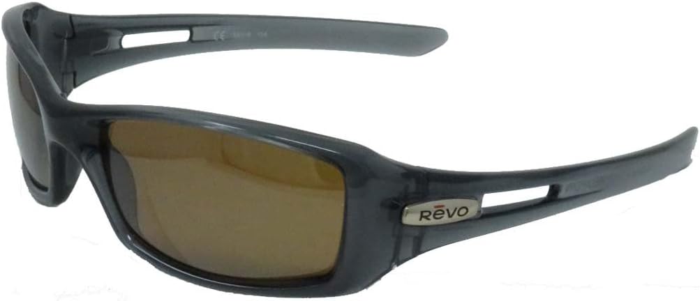Revo Red Point Sunglasses Crystal Black/Brown Frame Graphite Lens RE4039-05