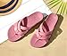KuaiLu Womens Dressy Orthotic Flip Flops Trendy Comfortable Cushion Recovery Walking Leather Thong Sandals Ladies Yoga Memory Foam Summer Pool Beach Slip on Plantar Fasciitis Arch Support Pink 9