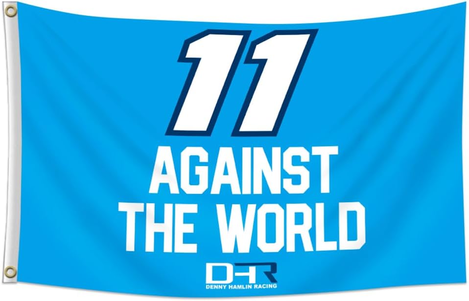 ENMOON Dennys Flag Hamlins #11 Racing Flag Banner 3x5Ft with Brass Grommets for Car Fans Indoor Outdoor Decor