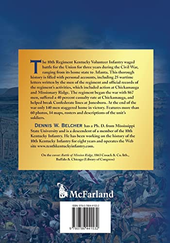 The 10Th Kentucky Volunteer Infantry In The Civil War: A History And Roster #TOP1