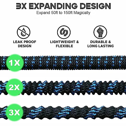 Palint PLTBB150 Expandable Garden Hose 150 Ft With 10 Function Nozzle Sprayer, Lightweight & No-Kink Flexible Water Hose thumb #1