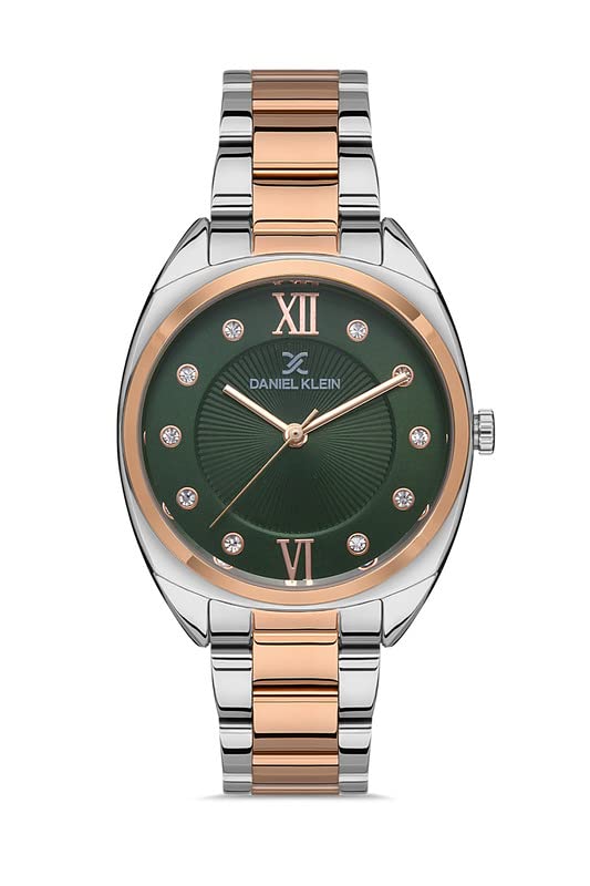 Daniel Klein Premium Women Green - Sunray/Emboss Dial with Stone Analogue Watch - DK.1.13398-6 (B0BZKJ5XWR) Amazon Price History, Amazon Price Tracker