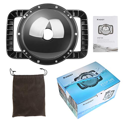 D&F Underwater Dome for DJI OSMO Action Camera, Dual Handheld Tray Dome Port Housing Case Up to 45m/147ft Waterproof Diving Photography Accessories - Thumbnail 7