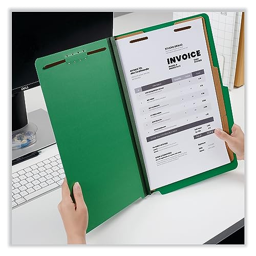 Dossiers de classification Universal 10312 legal 6 sections vert émeraude - 2