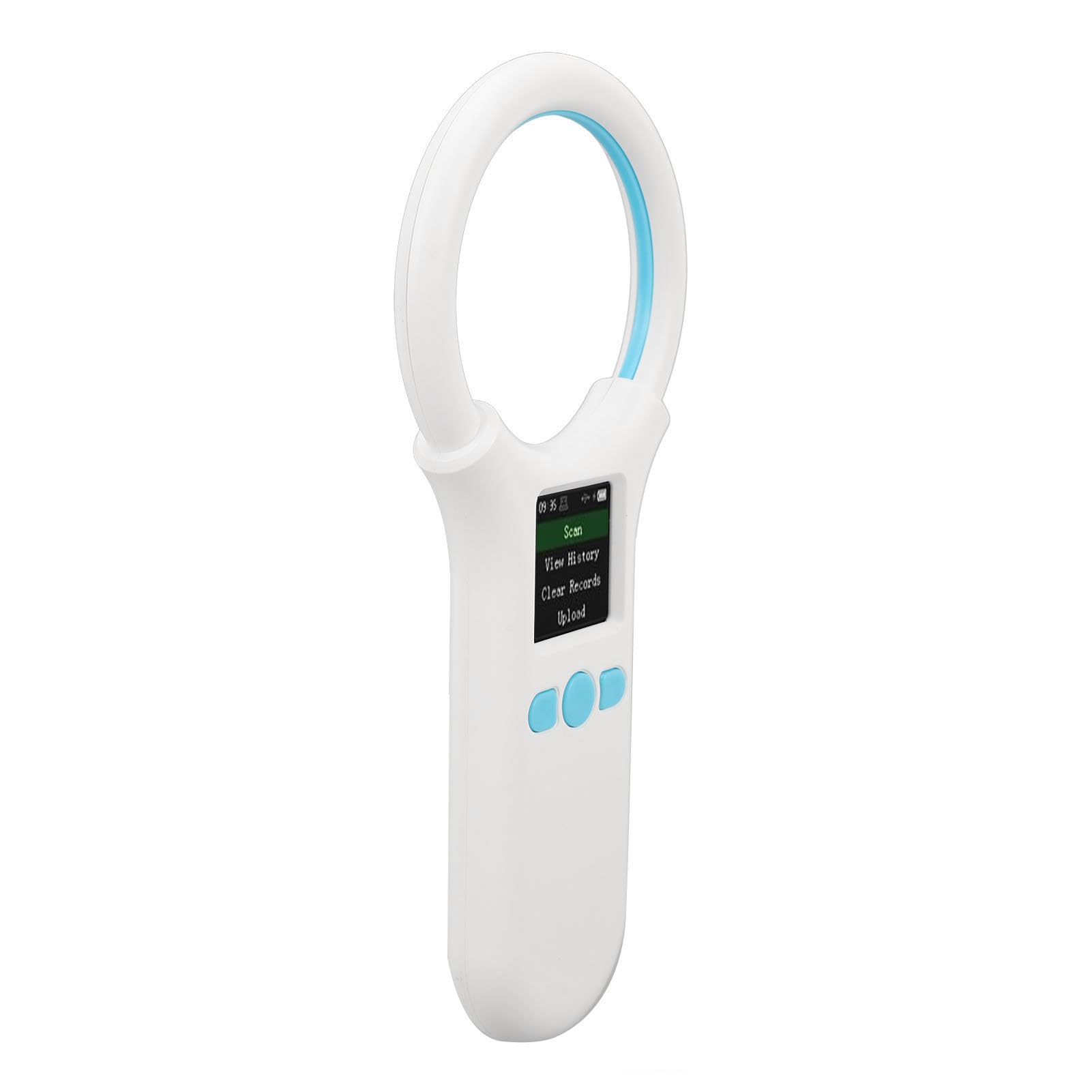 Asixxsix Scanner per Microchip per Animali Domestici, Lettore di Microchip per Animali con Archiviazione di 500 Record con Tecnologia di Scansione Avanzata per Proprietari di Domestici