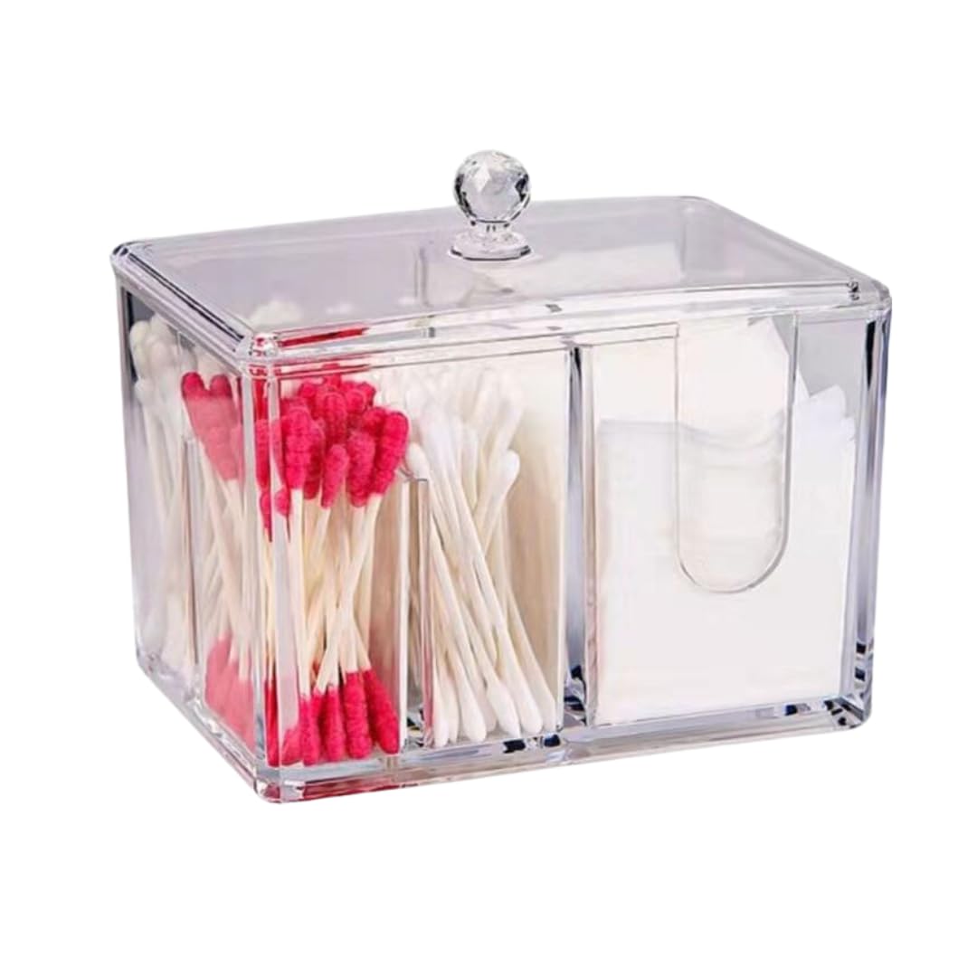 Amazon | MaT store コットンケース 綿棒ケース 蓋付き コスメ