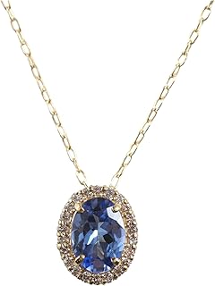 [MITURE] K18 briller/ブリエ オーバル ネックレス 28691