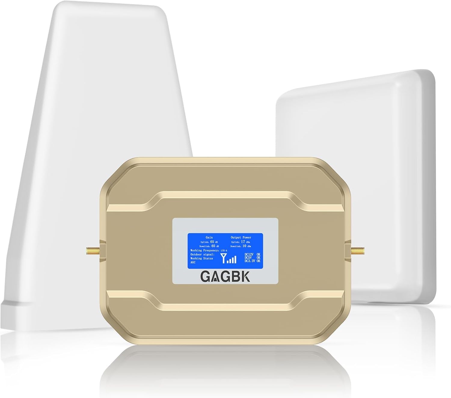 2025 Improved Cell Phone Signal Booster on Band 2/4/5/12/13/17/25/66 for 5G 4G LTE Cell Phone Booster Cell Signal Booster Cellphone Signal Booster Cellular Extender Up to 5500sqft for All U.S.Carriers