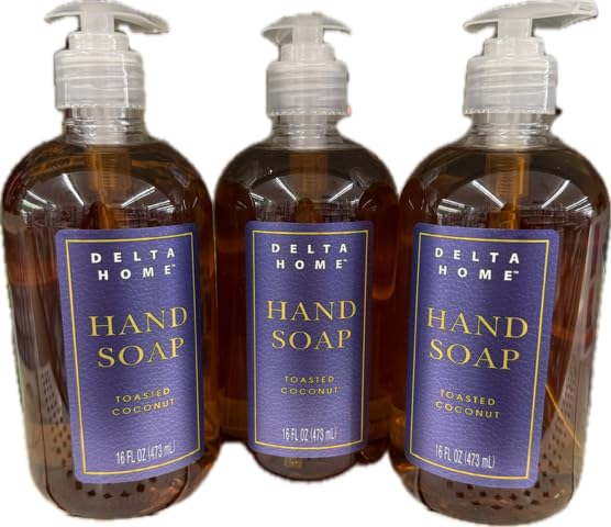 Hand Soap- Delta Home, 3 pk~ total 48 ozs. (Spiced Pumpkin)