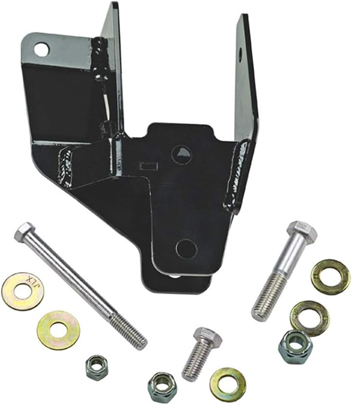 Suporte da barra de tração traseira Superlift Suspension 5824 para Jeep Wrangler JL 2018-2023 com elevação de 2,5 a 10,16 cm – Kit com suportes e hardware