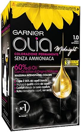 Garnier Olia permanent colouring and bleaching 1.0 Nero Intenso