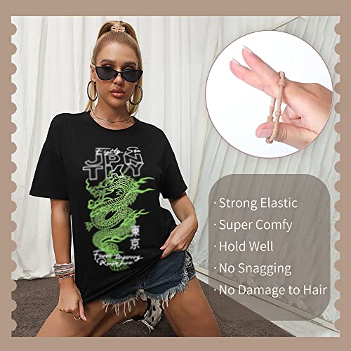 Yohou 20Pcs Boho Hair Ties For Women 10 Colors 5 Styles Cute Hair Tie Bracelet For Thick Hair Bracelet Hair Tie For Women Cute Hair Tie Suitable For Outdoor Gymnasium Travel Office #TOP2