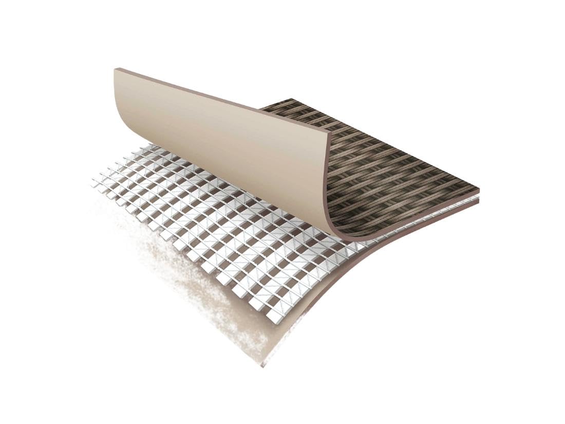 FUNSICLE Piscine Tubulaire Ronde Marron Ø4,57m x h1,22m