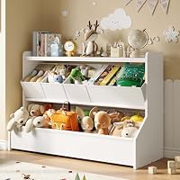 FOUCSSOMEI Extra Large Toy Storage Organizer for Kids