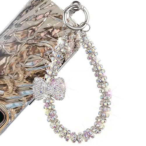 Luxus Diamant Handykette Perlen Handschlaufe Handy Kette Kurz...