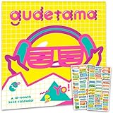 Gudetama Calendar 2026 - Deluxe 2026 Gudetama The Lazy Egg Wall Calendar Bundle with Over 100 Reminder Stickers (Sanrio Gifts, Office Supplies)