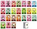Lote de 24 tarjetas NFC de 25 a 48 para Amiibo Animal Crossing New Horizon compatible con Nintendo Switch Lite Wii U New 3DS Rare de aldeanos Serie 1 a 4 con funda de almacenamiento