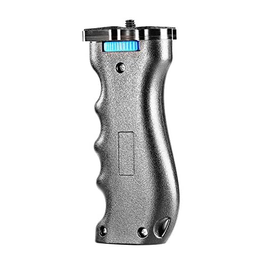 Neewer Empuñadura para Cámara Digital, con Estabilizador, Tornillo de 1/4", para Cámaras Canon, Nikon, Panasonic, Sony, Pentax, iPhone 6S/6/5S/5, Samsung Galaxy S6/S5/S4, GoPro Hero 4/3+/3/2/1