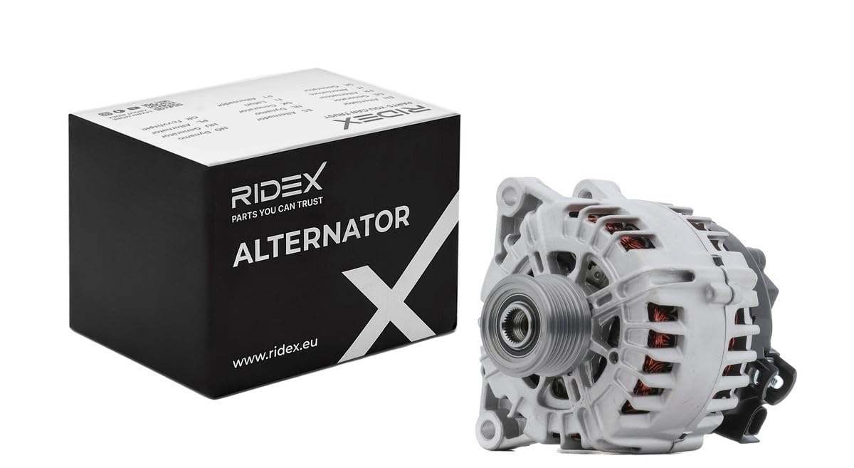 RIDEX 4G0477 Lichtmaschine 150A Generator LiMa 14V Alternator mit Freilaufriemenscheibe 1685793 36001117 2260730