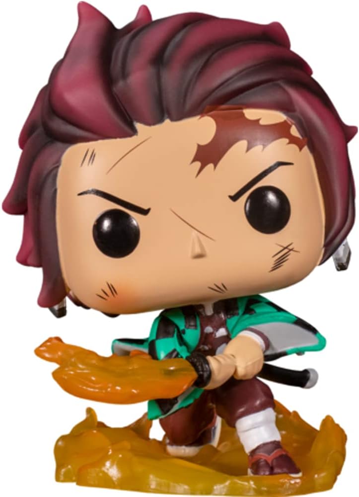 Funko Pop Demon Slayer Tanjiro Kamado with Flaming Blade