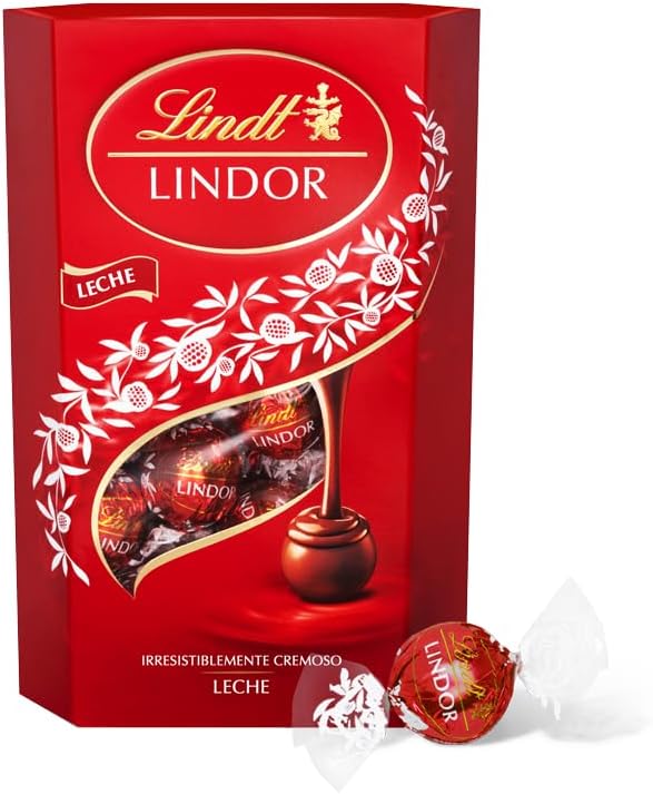 Lindt LINDOR CORNET Milk Chocolate, Delicious Chocolate with Crea...
