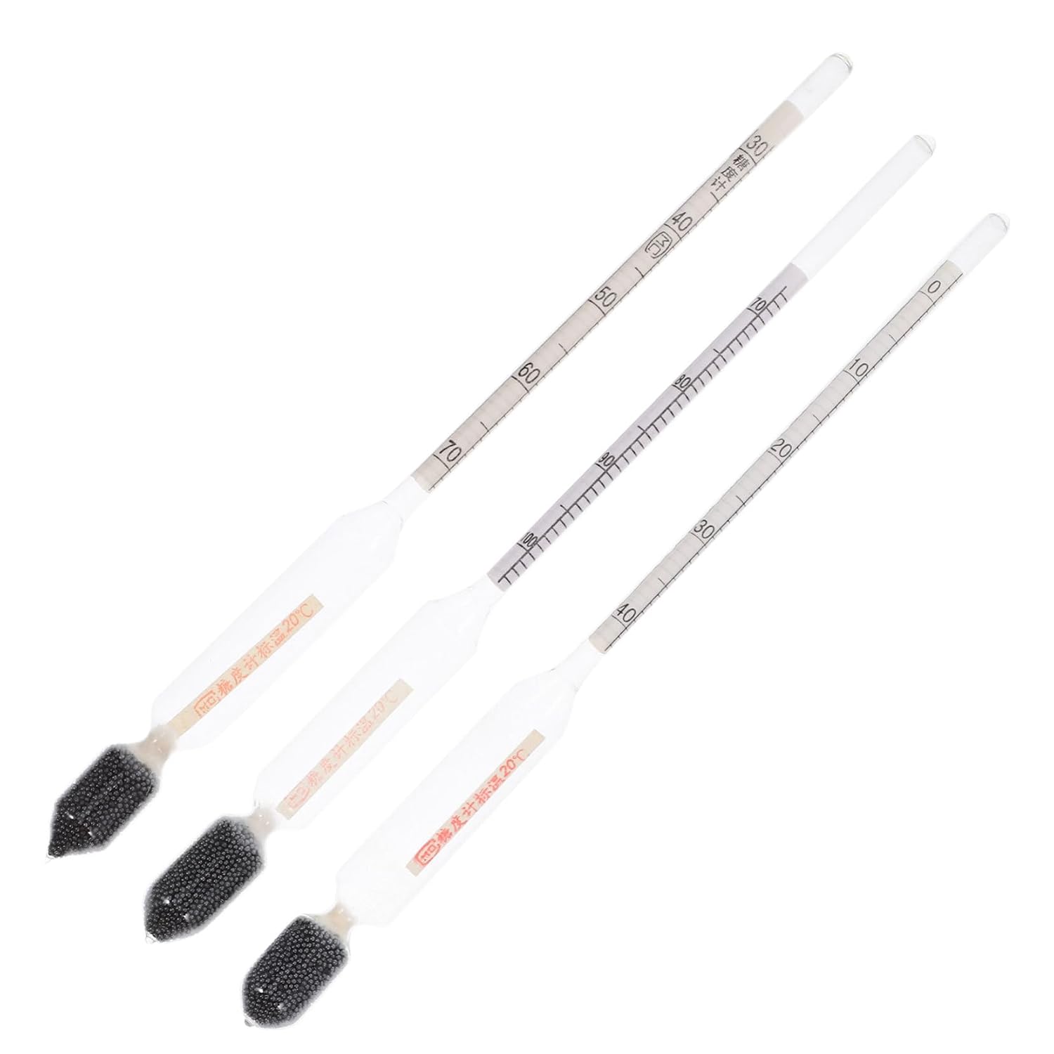 6pcs Sugar Hydrometer Accurate Density Measurement for Juice Beverages Easy to Use Sugar Gauge for Dairy Farmers Juice Manufacturers Ranges