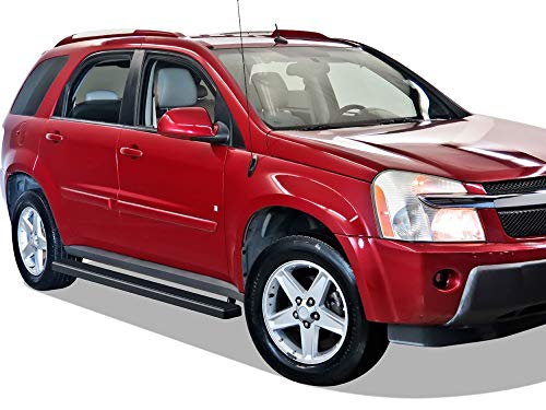 Estribos negros APS Premium 4in para Chevy Equinox 05-09 miniatura 2