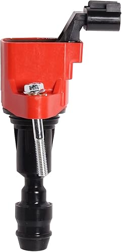 Miniatura 4 de ENA Juego de 4 bobinas de encendido rojas compatibles con Chevrolet GMC Pontiac Saturn Regal Verano Equinox Terrain LaCrosse Malibu HHR Cobalt G5 G6