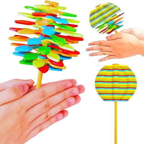 Image of Candy Flower Toy Set | 1Pc Spinner Stress or Anxiety Reliefer Gadget for Kids Boys and Girls Lolipop Hand Fidge Toys Playset | Spiral Candy Flume Rotating & Twisting Item Birthday for Children