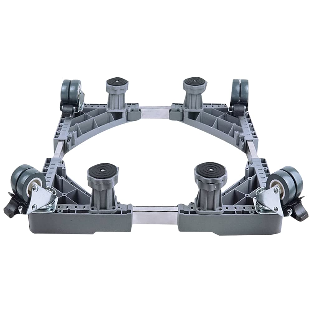Loufy Supporto per lavatrice Sollevamento Base Lavatrice Frigorifero Regolabile Base rialzata Supporto Mobile Rotella Bagno Accessori Cucina