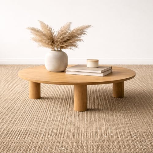 Image of Handmade Rectangular Cotton Carpet Beige Size 3x10 Feet - Natural Fiber Rug for Living Room & Bedroom | Eco-Friendly & Durable | Color- Beige