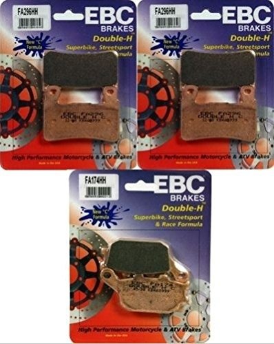Pastillas de Freno Ebc HH frontal + trasera (3 Sets) 1999 – 2006 Honda CBR600 F4 F4i/fa296hh + FA174HH
