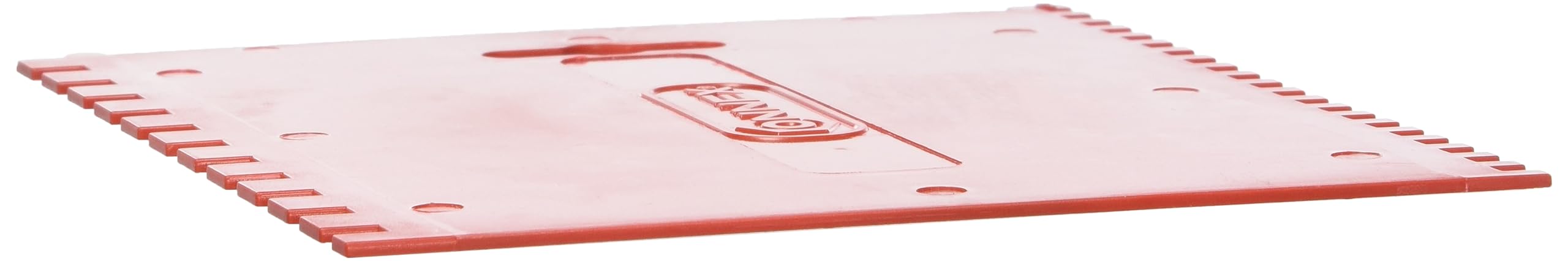 Connex cox883270 – szpachelka zębata z tworzywa sztucznego, czerwona