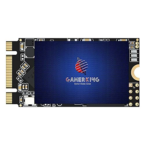 GAMERKING M.2 2242 SSD 256 GB 3D NAND TLC SATA III 6 Gb/s, internes Solid-State-Laufwerk, kompatibel mit Desktop-PC, Laptop (2242, 256 GB)