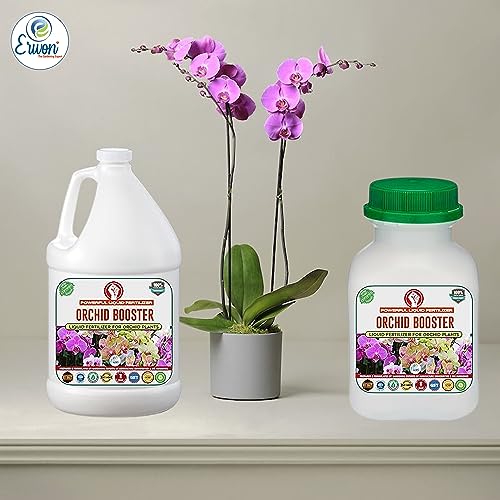 Image of Erwon Orchid Booster, Premium Essential Powerful Liquid Fertilizer for the Best Growth of Orchid Plants with Flowering Nutrients and Charged Micro-organism (250 ml)