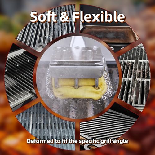Grill Brush Bristle Free with Scraper - image 6