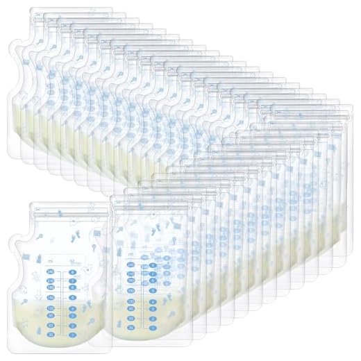 Sherr 500 Count Breastmilk Storage Bags 8 oz Breast Milk Storing Freezer Bags for Breastfeeding with Pour Spout Thickened Design Leak Proof Double Seal Self Standing Breastfeeding Storing Bags