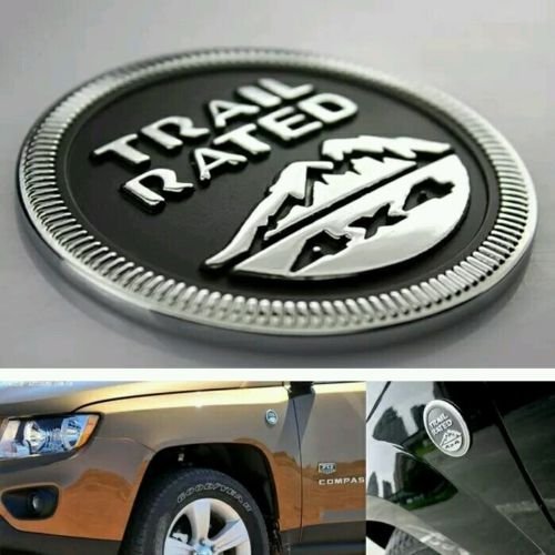 Buy Careflection Jeep Trail Rated BlackRed Badges Emblem Sticker