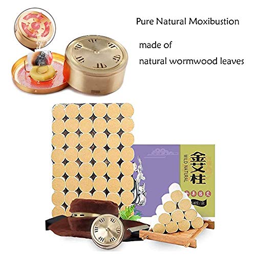 Pure Natural Moxibustion, 54 Rolls Sticks Pure Moxa 10-Years Purity 60:1 Ratio,with 1 Portable moxibution box - Image 6